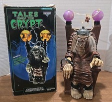 Sedia elettrica Tales From The Crypt 1996 animata Cryptkeeper scatola originale FUNZIONANTE