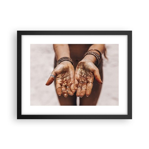 Poster 40x30cm mani spiaggia - 40x30cm,