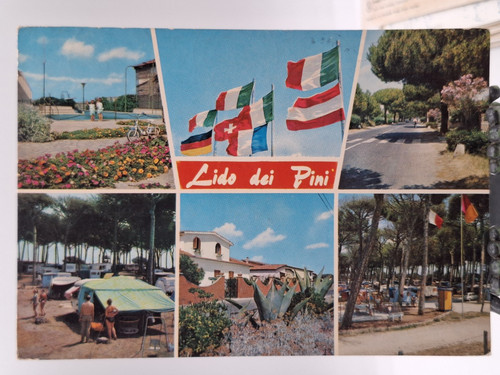 Cartolina epoca lido - cartolina,