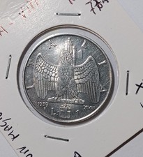 Italia 1 lira, 1939 Amagnetica