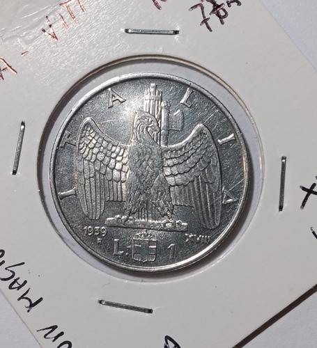 Italia lira 1939 amagnetica - italia,