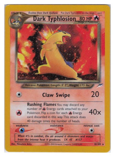 Dark typhlosion unlimited holo - dark,