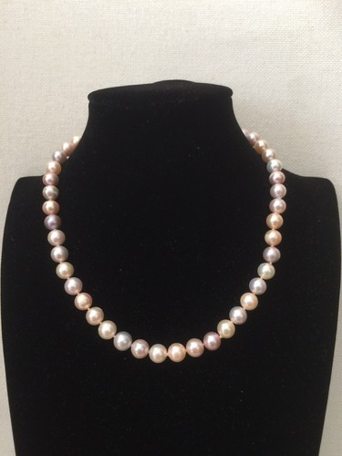 Collana perle multicolor - in,