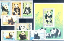 Fauna. Panda gigante 1990.