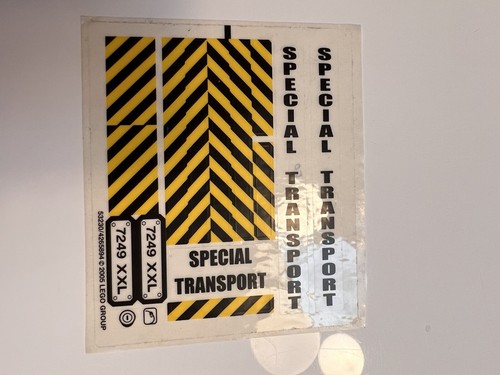 Lego 7249 adesivo sticker