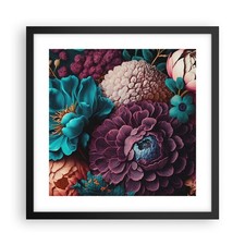 Poster 40x40cm Fiori Botanica