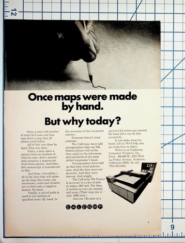 1972 calcomp computer - 1972,