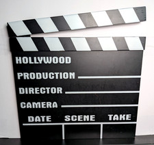 Movie Clapper Board regista Hollywood film taglio ardesia scena azione prop immagine