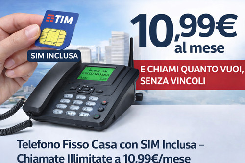 Telefono fisso casa - casa, con