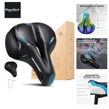 YOUNGDO Sella Bici, Gel Sedile Bici, Morbido, Comodo Traspirante Sto...