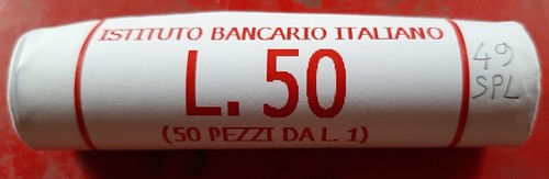 Rotolino lira 1949 arancia - 1,