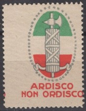 ER7663 Erinnofili Propaganda: Fascismo - Ardisco non ordisco