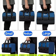 borsa porta attrezzi in poliestere resistente lavoro comoda capiente viaggio @ x