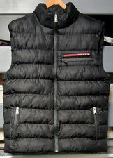 GILET UOMO PRADA PIUMINO NERO