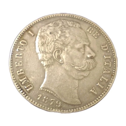 Lire umberto 1879r zecca - 5, i