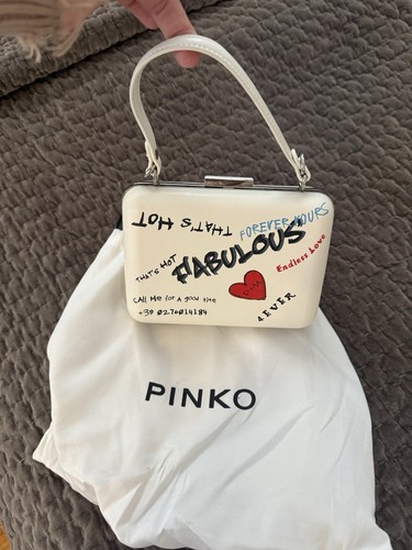 Mini borsa bianca pinko - mini,