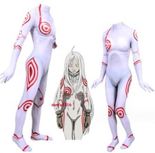 Costume cosplay anime Deadman Wonderland Shiro tuta tuta magra Halloween