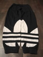 Pantaloni adidas big logo vintage, unisex, di cotone, TAGLIA M, in ottimo stato