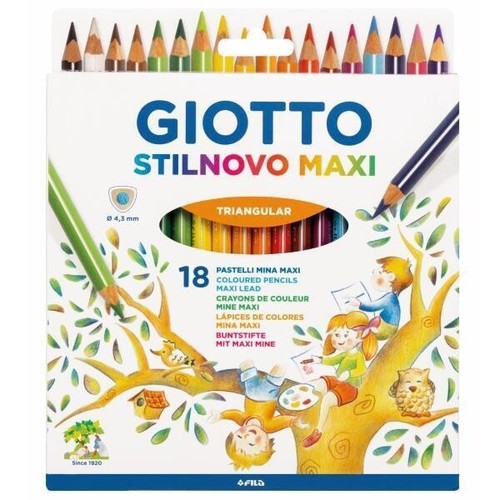 Pastelli giotto stilnovo maxi - pastelli,