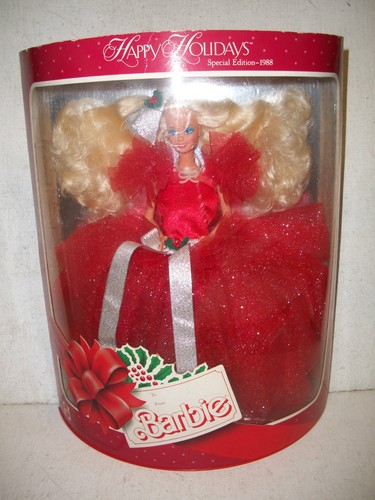 Barbie happy holidays - barbie, 1988