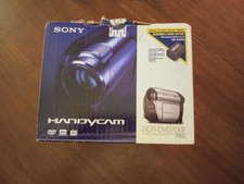 SONY Handycam DCR-DVD 106 E PAL + Scatola + Manuale + DVD + Varie (NON FUNZIONA)