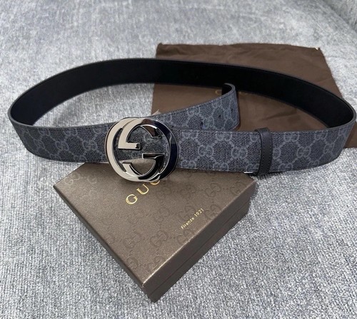 Autentica cintura gucci grigia - cintura,