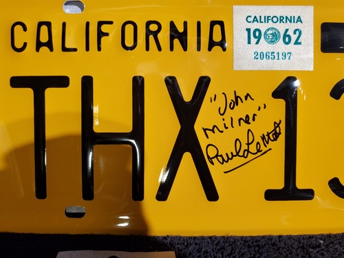 Targa california 1962 firmata - targa,