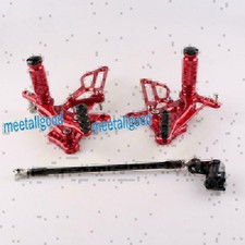 Pedana poggiapiedi poggiapiedi racing regolabile in alluminio per Honda NSF100 NSR50