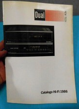 CATALOGO HI-FI 1986 " DUAL NEW TECH " STEREO VINTAGE 
