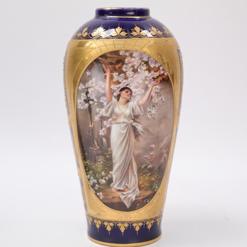 Vaso porcellana royal vienna - vaso,