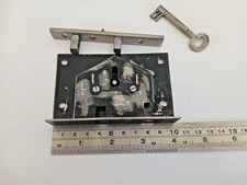 Antica serratura a bauletto scatola 1 chiave 101 mm x 65 mm (4197)