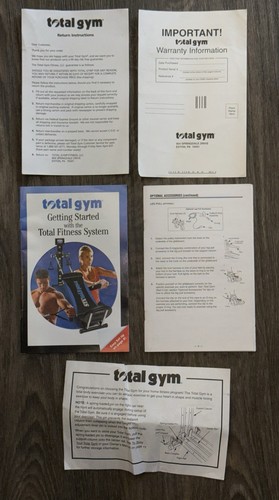 Total gym getting started - total,
