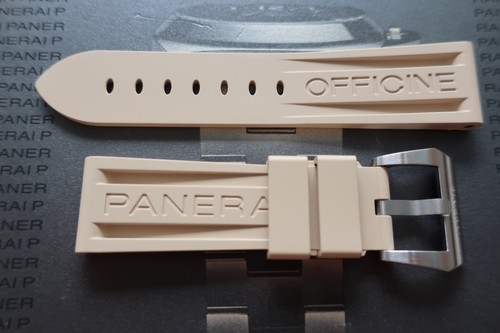 Beige rubber strap - rubber,
