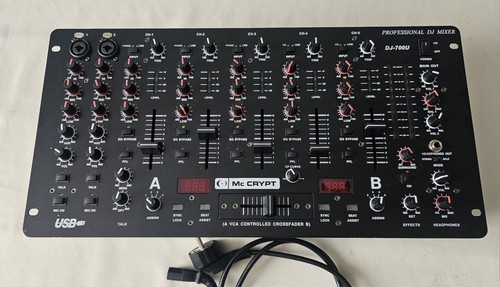 Crypt 700u mixer dj - mc,