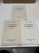 La Divina Commedia 3voll.. . Dante Alighieri. BUR INFERNO PARADISO PURGATORIO