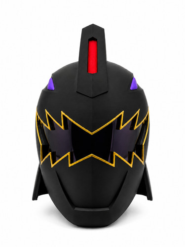 Casco power rangers black dino - casco,