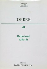 OPERE. VOL 18. RELAZIONI