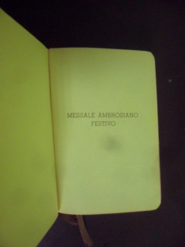 Messale ambrosiano festivo - , 5