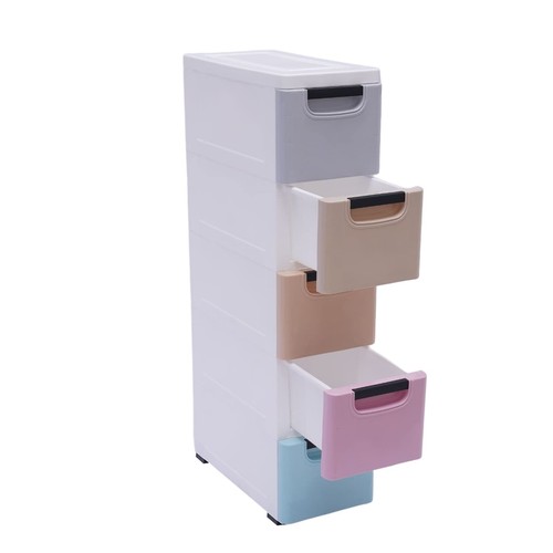 Cassettiera plastica con 5 - plastica,