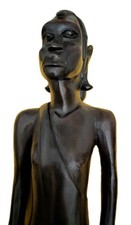 Statua africana in ebano