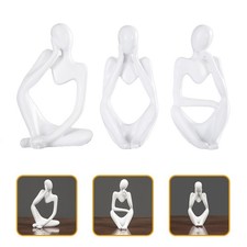  3 Pcs Statua Del Pensatore