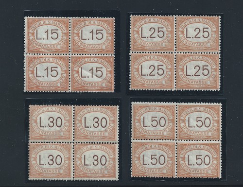 1927 san marino segnatasse - san, marino,