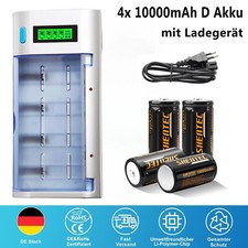 4x Batterie 1.2V D