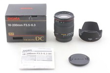 [ TOP MINT ] Objectif Sigma DC AF 18-200mm f/3.5-6.3 Zoom Pour Montage SA