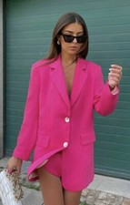 Zara blazer oversize - blazer, fucsia