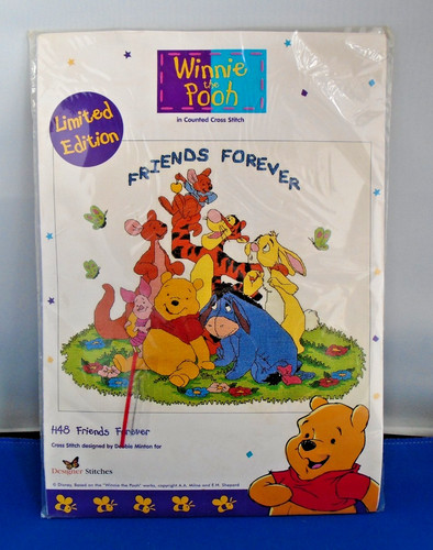 Kit punto croce - disney, winnie