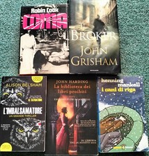 Lotto 5 libri gialli thriller