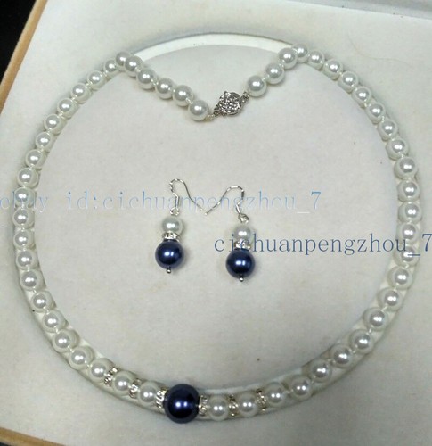 Set orecchini collana perle