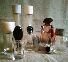 Bottiglie profumi ARMANI donna - VUOTE - OTTO PEZZI