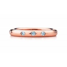 Anello fede fedina - oro, rosa